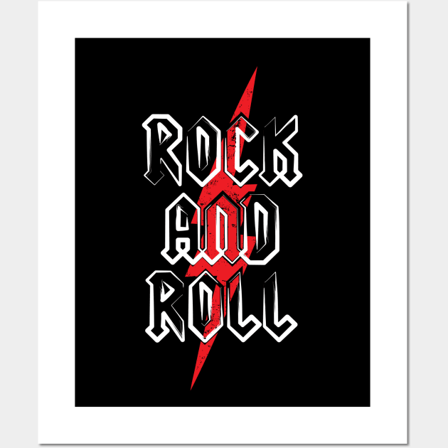 ROCK AND ROLL Wall Art by kevenwal